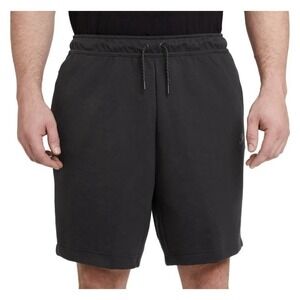 Nike Men's Sportswear Tech Fleece‎ Shorts Black Size Large Athletic Cotton Blend